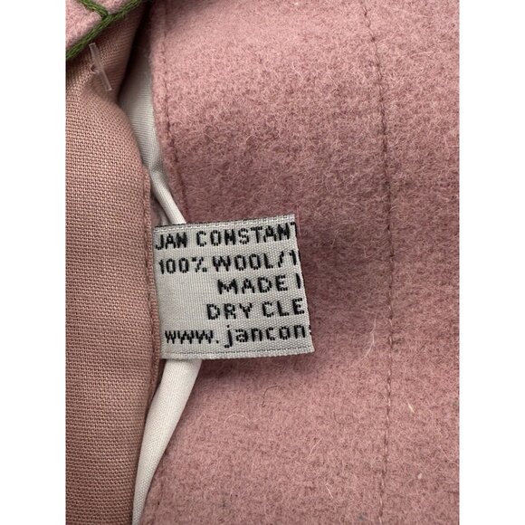 Jan Constantine England 100% Wool Thrown Pillow Feathers Filled Tropical Toucan - Picture 10 of 11